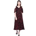 Rare Women39s Polyester Fit and Flare Maxi