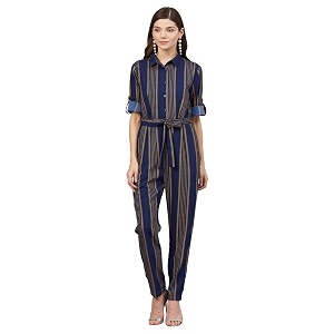 Rare Womens Polyester Jumpsuit Maxi Casual Dress