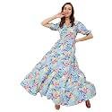Rare Women39s Rayon Fit and Flare Maxi