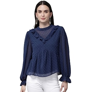 Rare Womens Solid Regular Fit Blouse