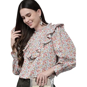 Rare Womens Solid Regular Fit Blouse