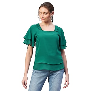 Rare Womens Solid Regular Fit Blouse