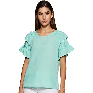 Rare Womens Solid Regular Fit Blouse
