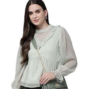 Rare Womens Solid Regular Fit Blouse