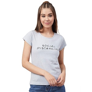 Rare Womens Solid Regular Fit T-Shirt