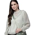 Rare Women39s Solid Regular Fit Blouse