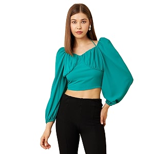 Rare Womens Solid Slim Fit Blouse