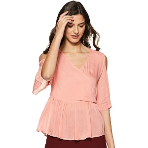 Rare Womens Solid Regular Fit Blouse