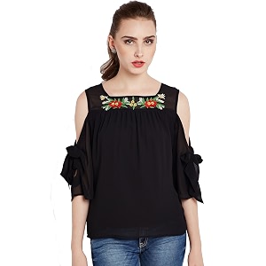 Rare Womens Solid Regular Fit Blouse