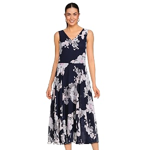 Rare Womens Polyester A-Line Maxi Casual Dress