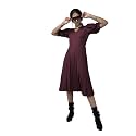 Rare Women39s Polyester Fit and Flare Midi