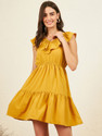 RARE Women Fit and Flare Yellow Above