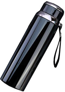raregear stainless steel doublewall insulated vacuum flask bottle office travel silver 1000 ml water bottle set of 1 multicolor