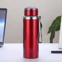 RAREGEAR Stainless Steel DoubleWall Insulated Vacuum Flask Bottle Office Travel Silver 1001 ml Water Bottle (Set of 1, Multicolor)