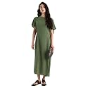 RAREISM FIT and Flare Plain MIDI Dress