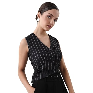 RAREISM Fitted Striped TOP
