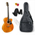 RareTOW R.TOW-LIGHT BROWN-002 Full truss rod Acoustic Guitar Linden Wood Rosewood Right Hand Orientation