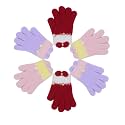RARITYUS 2 or 3 Pairs Kids Cute Cat Warm Gloves Winter Knitted Mittens for Boys Girls Toddler 0-15 Years old