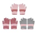 RARITYUS 2 or 3 Pairs Kids Cute Cat Warm Gloves Winter Knitted Mittens for Boys Girls Toddler 0-15 Years old