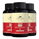 Rasayanam Iron Supplement for Women & Men | Ferrous Bisglycinate with 4X Absorption | Vitamin C & B-Complex | Easy Digestion, Boosts Hemoglobin & Energy Pack of 3 (180 Tablets)