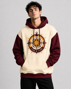 RASKELYBAX Full Sleeve Color Block Men Sweatshirt