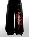 RASKELYBAX Printed Men Black Track Pants