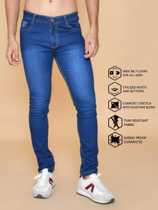 RASSO Slim Men Blue Jeans