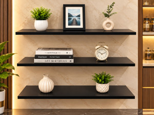 RASTWOOD Premium 3 Tier Floating Wall Shelves