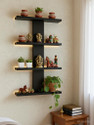 RASTWOOD Wooden Wall Shelf Home Decor MultiPurpose