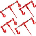 Ratchet Chain Binder 3/8"-1/2" 4pack Load Binders 9200 Lbs Working