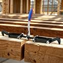 Ratcheting Beam Puller Tool with Iron Hooks, 4.53" Clamping Stroke