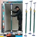 Ratcheting Cargo Bar,Adjustable Cargo Stabilizer Bar for Full-Size Trucks, Portable &amp; Universal Ratcheting Cargo Bar W/Non-Slip Rubber Pads - Keep Stuff from Sliding in Truck Bed, Easy Set