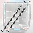 Ratcheting Cargo Bar,Ratcheting Cargo Bar, Easy Setup Cargo Control Load Bar, Aluminum Alloy Truck Bed Divider to Stop Sliding, Heavy-Duty Ratcheting Pole for Enclosed Van Trailers/Minivan(