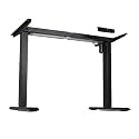 Rati Single Motor Height Adjustable Standing Desk | 3 Memory Preset | Dual Beam Support | 80kg Weight Capacity | CType Plug Black