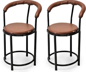RATISON Leatherette iron Dining Chair for home