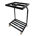 RATISON Office Home Inverter Stand Trolley for Every Type of Inverter Battery UPS (Black, Single Topless Heavy Wheel)