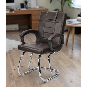 special chair with arm rest strong metal frame and cushioned seat back perfect for long working hours 1 coffee double pipe chrome frame