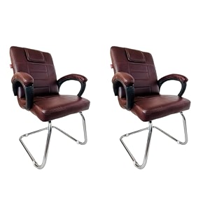 ratison special chair with arm rest strong metal frame and cushioned seat back perfect for long working hours 2 coffee s type frame