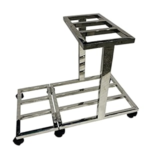 ratison stainless steel topless triple three inverter battery ups stand for three batteries 1 steel triple wheel topless