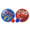 Ratna'S Disney Spider Man Themed Mini Fun Shot Hand Tennis Game for Kids to Play with Rackets (Small Size)-Multicolor