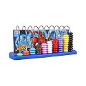 RATNA'S Educational Abacus Senior Spiderman Printed for Counting Addition Subtraction|Math'S Learning Early Educational Kit Toy for Kids 3+ Years,Multicolor