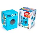 Ratna's Washing Machine Deluxe Blue Color with Front Load Door & Foldable Iron Table Household Pretend Play Role Play Plastic Toy for Kids