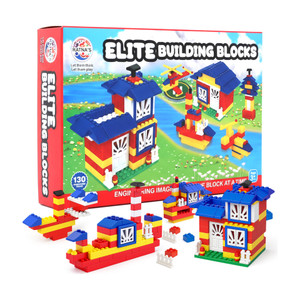 ratnas elite building blocks 7617 130 pcs interlocking blocks
