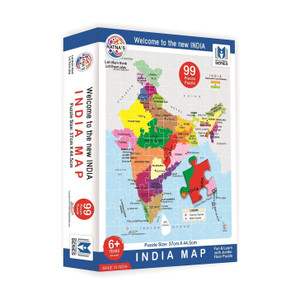 Ratnas INDIA MAP JIGSAW FOR KIDS.LET YOUR