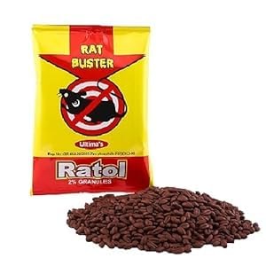 ratol - rat buster  easy to use  a grade 50g 50g x 2 pcs capsule