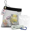 RATSACK The Ultralight Camping Bundle- Rodent Proof Dry Bag for Backpacking - Bear Bag Food Storage for Camping with Coghlans Odor Proof & Waterproof Bag, Survival Utility Rope and Carabiner (Large)