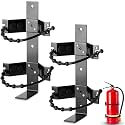 RattanView 2 Pcs Fire Extinguisher Bracket, 2.5 Lb and 5 Lb, Black