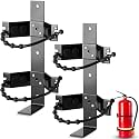 RattanView 2 Pcs Fire Extinguisher Bracket, 10 Lb, Black