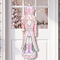 Rattanview Large Christmas Nutcracker Soldier Door Hanger Welcome Decor