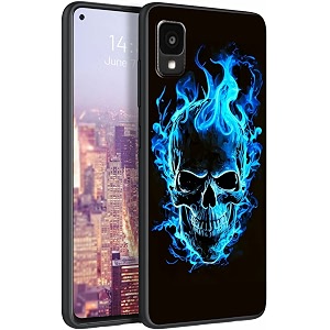 for alcatel tcl 30z t602dl phone case soft tpu slim fit tcl 30z for women girls anti scratch non-slip protective shockproof rubber cover for alcatel tcl 30z glitter love dog paw